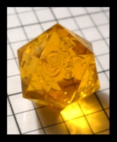 Dice : Dice - 20D - Game Science Precision Gold Discontinued Color Gen Con Aug 2009